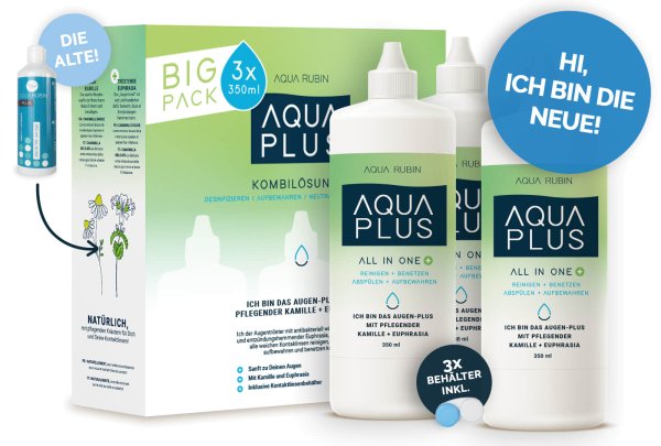 AQUA PLUS Kombilösung (3x350ml)