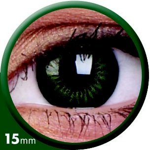 BigEyes Party Green (3-Monatslinse) 15mm (1x2)