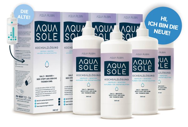 AQUA SOLE Kochsalzlösung (4x360ml)