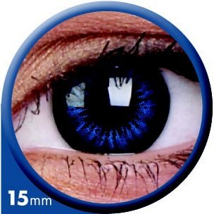 BigEyes Cool Blue 15mm (3-Mois) (2 lentilles)