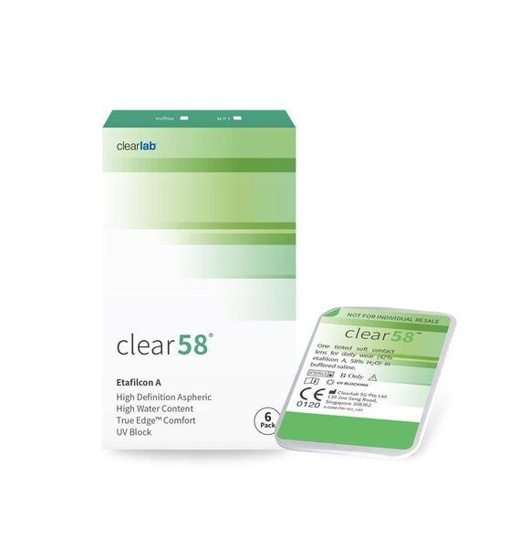 Clear 58 (1x6)