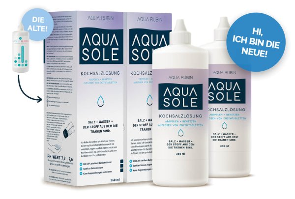 AQUA SOLE Kochsalzlösung (2x360ml)