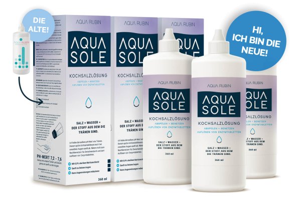 AQUA SOLE Kochsalzlösung (3x360ml)